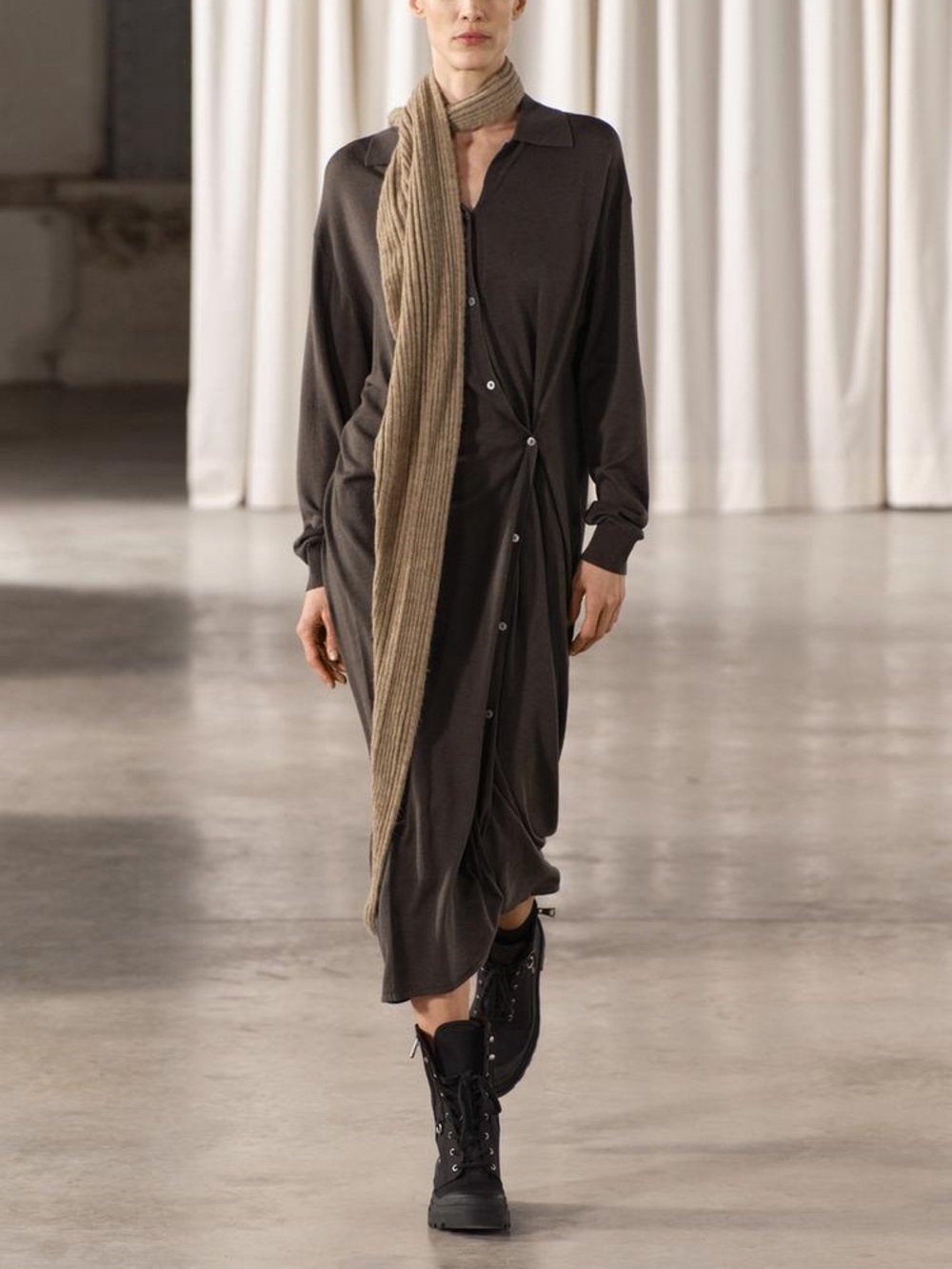 ZARA Convertible Wool Dress